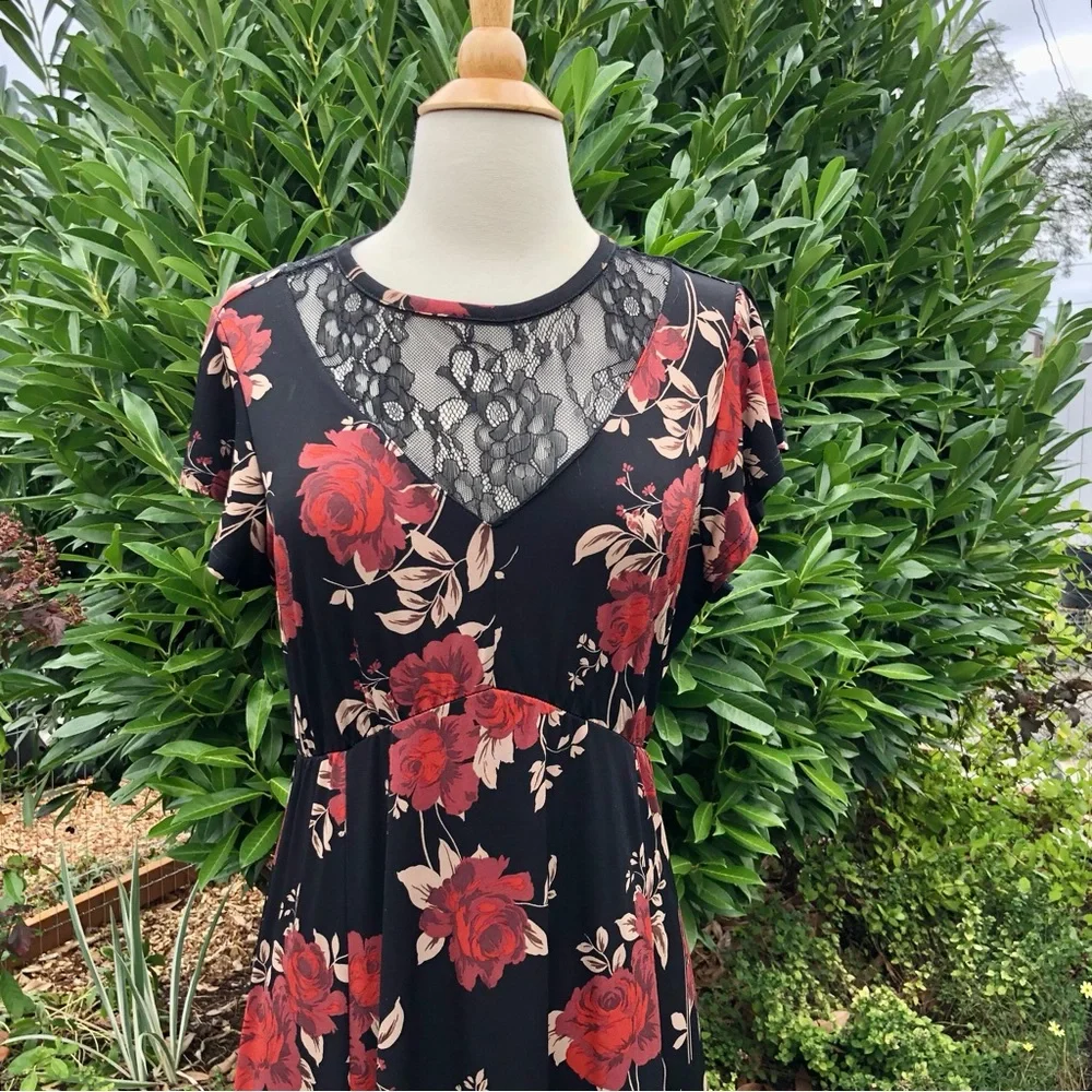 Torrid Midi Studio Knit Asymmetrical Dress - Picture 6 of 12